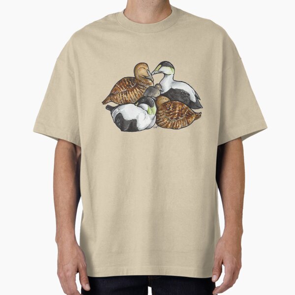 Sleeping pile of Eider ducks - Adult & Kids T-Shirts, Sweatshirts & Hoodies apparel design preview 1