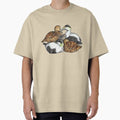 Sleeping pile of Eider ducks - Adult & Kids T-Shirts, Sweatshirts & Hoodies apparel design preview 1