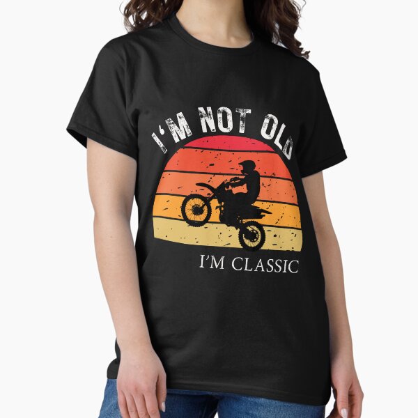 Vintage Dirt Bike Rider Sunset Silhouette Retro - Adult & Kids T-Shirts, Sweatshirts & Hoodies apparel design preview 1