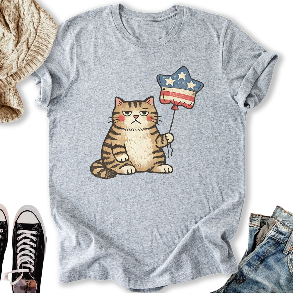 Unbothered Cat Patriot - Adult & Kids T-Shirts, Sweatshirts & Hoodies apparel design preview 1