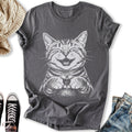 Cat Love Heart - Adult & Kids T-Shirts, Sweatshirts & Hoodies apparel design preview 1