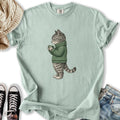 Cozy Tabby Cat - Adult & Kids T-Shirts, Sweatshirts & Hoodies apparel design preview 1