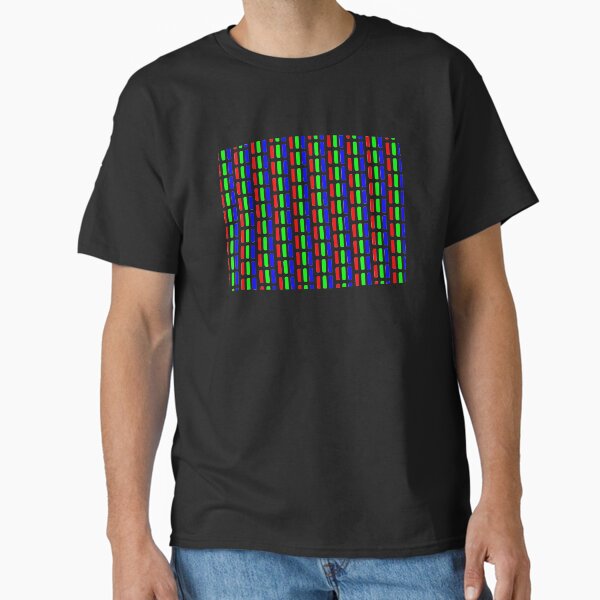 Cromaclear slot-mask CRT pattern - Adult & Kids T-Shirts, Sweatshirts & Hoodies apparel design preview 1