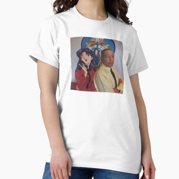 Misato and Gus Fring - Adult & Kids T-Shirts, Sweatshirts & Hoodies apparel design preview 1