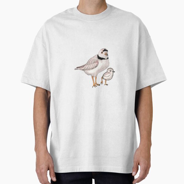 Piping Plover with Chick - Adult & Kids T-Shirts, Sweatshirts & Hoodies apparel design preview 1