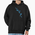 Blue butterflies summer night sky - Adult & Kids T-Shirts, Sweatshirts & Hoodies apparel design preview 1