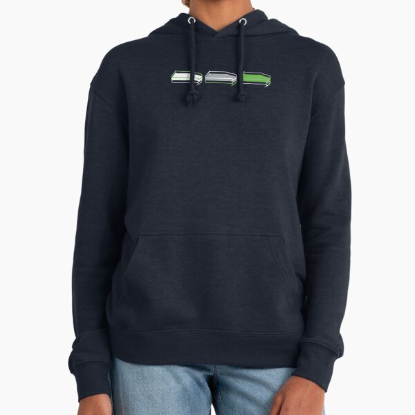 Seattle Seahawks Pattern, Navy Background - Adult & Kids T-Shirts, Sweatshirts & Hoodies apparel design preview 1