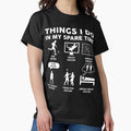 Things I Do In My Spare Time Funny Soccer - Adult & Kids T-Shirts, Sweatshirts & Hoodies apparel design preview 1