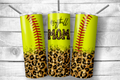 #Softball Mom 20 oz Skinny Tumbler Cup With Straw - Adult & Kids T-Shirts, Sweatshirts & Hoodies apparel design preview 1