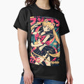 Sailor Moon Retro Warned Poster - Adult & Kids T-Shirts, Sweatshirts & Hoodies apparel design preview 1