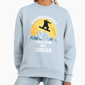 Snowboarder Like A Skier Only Cooler Great - Adult & Kids T-Shirts, Sweatshirts & Hoodies apparel design preview 1