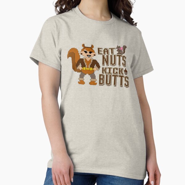 Eating nuts and kicking butts - Adult & Kids T-Shirts, Sweatshirts & Hoodies apparel design preview 1