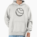 Simple white Yoga Ball exercise - Adult & Kids T-Shirts, Sweatshirts & Hoodies apparel design preview 1