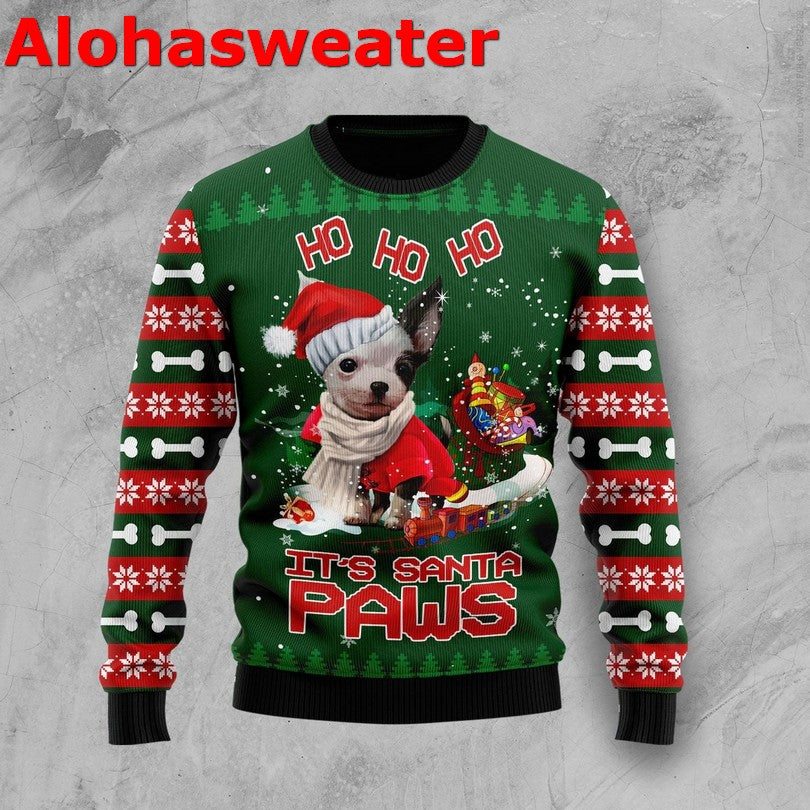 Chihuahua Paw Ugly Christmas Sweater product image 2