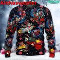 Chrismas Santa In The Space Christmas Sweater product image