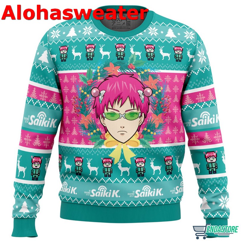 Christmas Anime Ahegao Christmas sweater product image 2