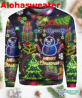 Christmas Bright Neon Lighting Ugly Christmas Sweater product image