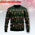 Christmas Instrument Saxophone ugly Christmas sweater product image