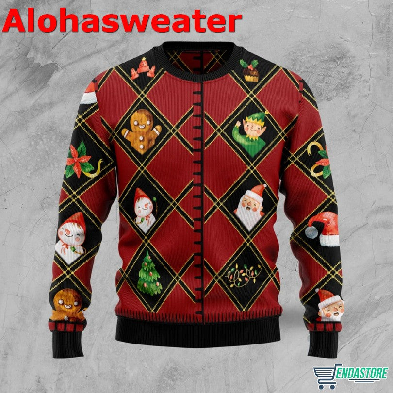 Christmas Symbols Ugly Christmas Sweater product image