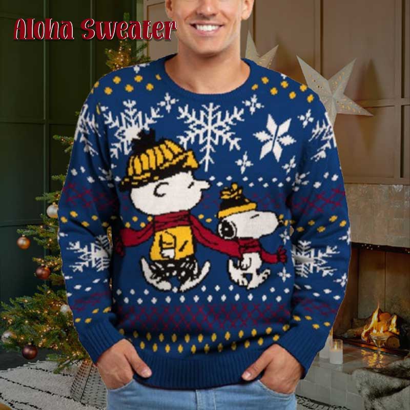 Little Christmas Snoopy Ugly Christmas Sweater product image 5