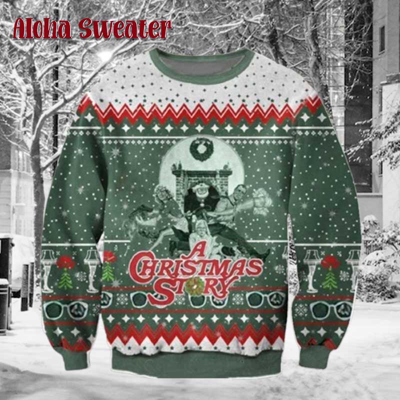 Comic Design A Christmas Story Ugly Christmas Sweater product image