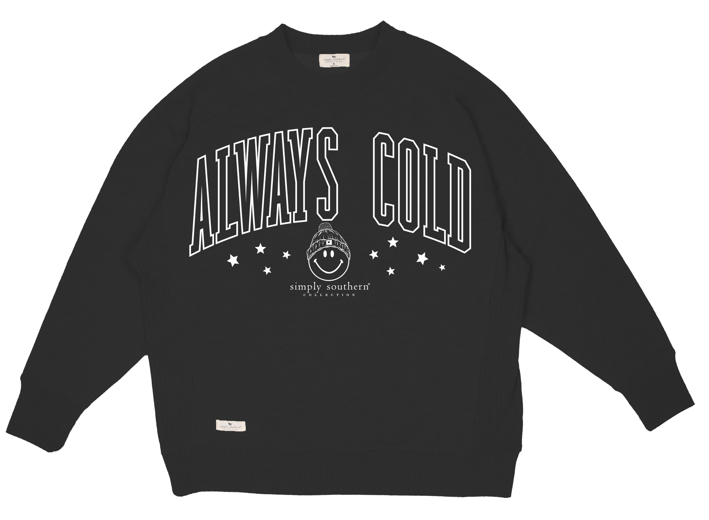 Simply Southern Always Cold Crew - Adult & Kids T-Shirts, Sweatshirts & Hoodies apparel design preview 2