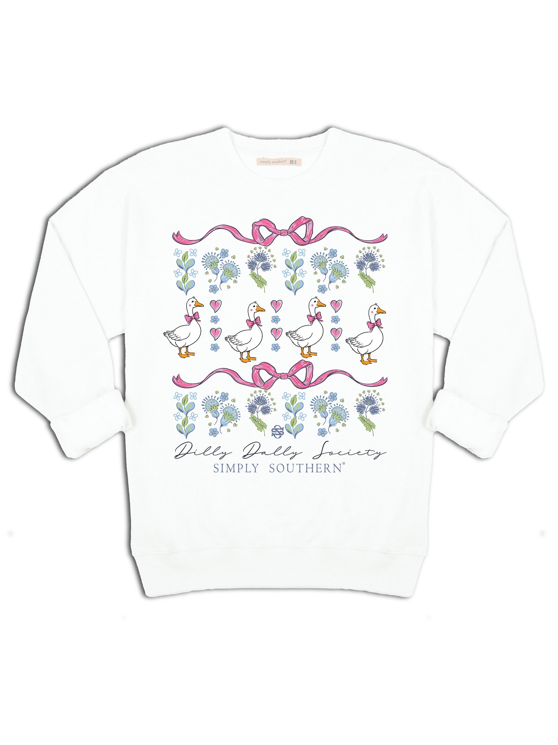 Simply Southern Dilly Dally Crew - Adult & Kids T-Shirts, Sweatshirts & Hoodies apparel design preview 2