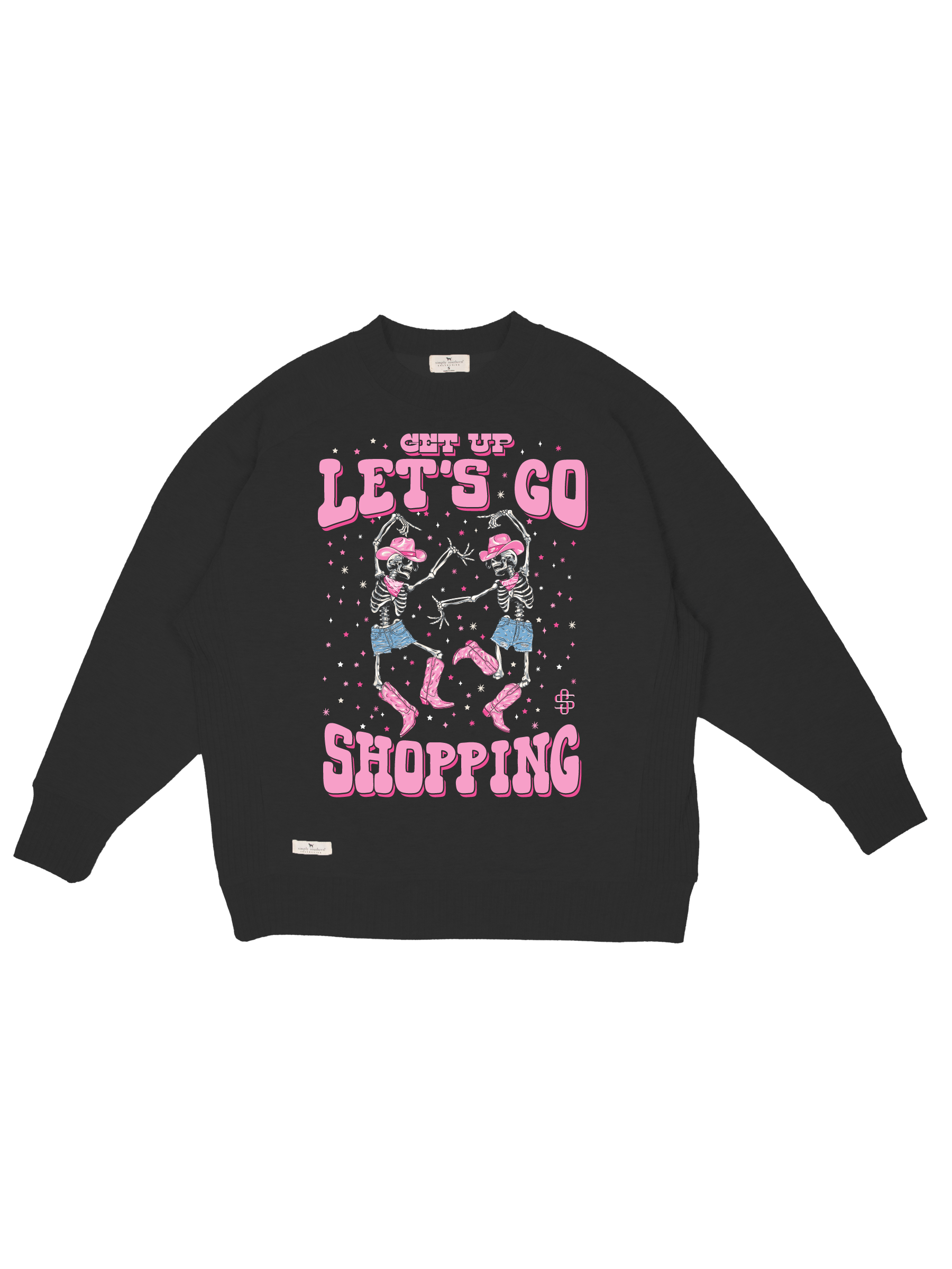 Simply Southern Let's Go Shopping Crew - Adult & Kids T-Shirts, Sweatshirts & Hoodies apparel design preview 2