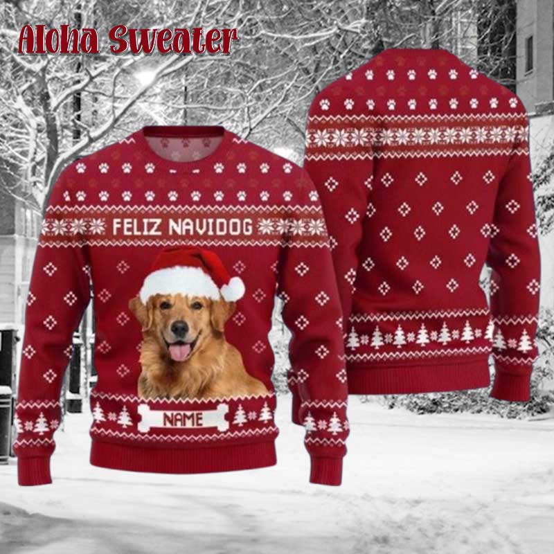 Cool Pitbull Funny Dog Ugly Christmas Sweater product image 5