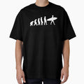 Evolution Of Man To Surfer Vintage, Surfing Gift, and - Adult & Kids T-Shirts, Sweatshirts & Hoodies apparel design preview 1