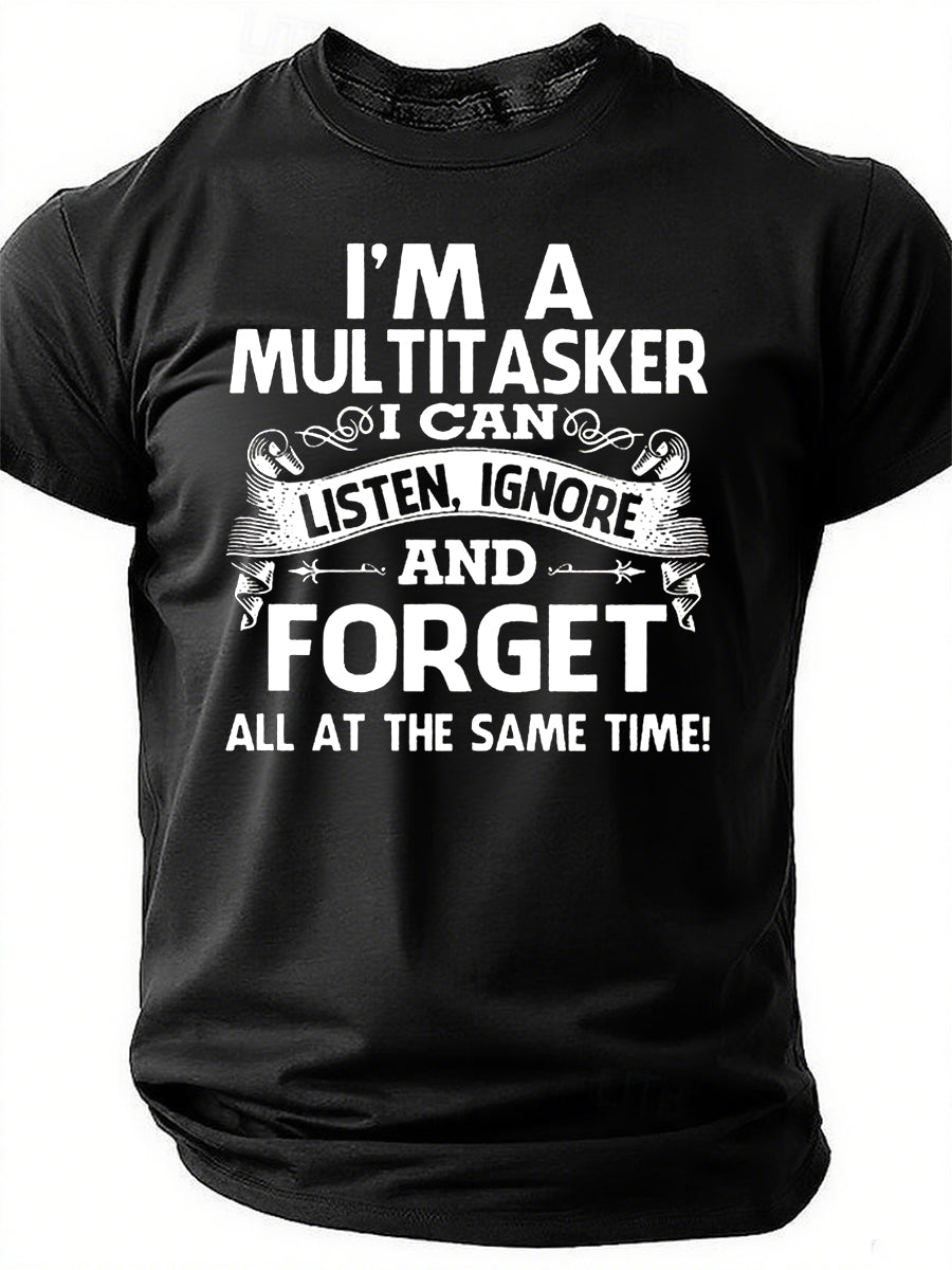 I Am A Multitasker Print Men Slogan - Adult & Kids T-Shirts, Sweatshirts & Hoodies apparel design preview 1