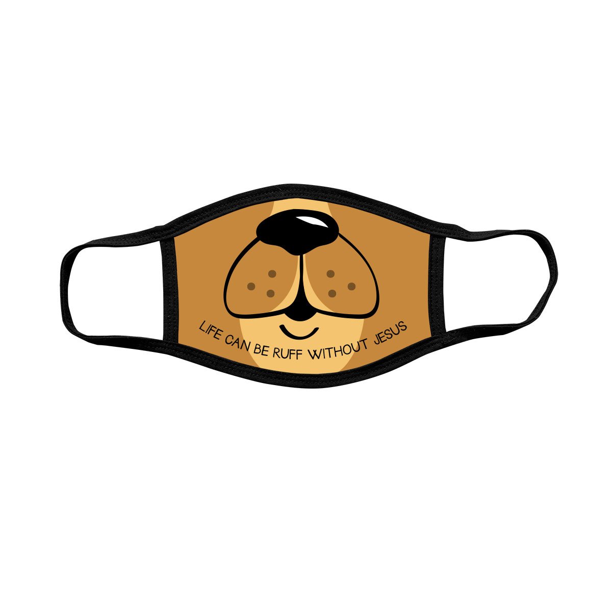 Kerusso Kids Life Can Be Ruff Without Jesus Dog Youth - Adult & Kids T-Shirts, Sweatshirts & Hoodies apparel design preview 1