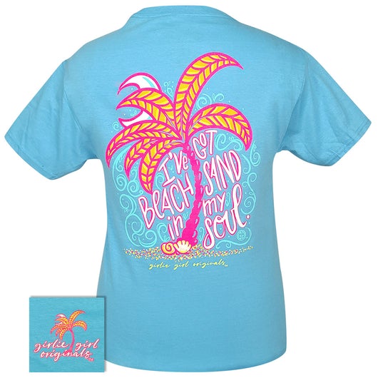 Girlie Girl Originals Sand In My Soul Beach - Adult & Kids T-Shirts, Sweatshirts & Hoodies apparel design preview 1