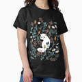 Cat in the meadow pattern 2 - Adult & Kids T-Shirts, Sweatshirts & Hoodies apparel design preview 1