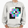 Colorful Cube Geometric Pattern - Adult & Kids T-Shirts, Sweatshirts & Hoodies apparel design preview 1