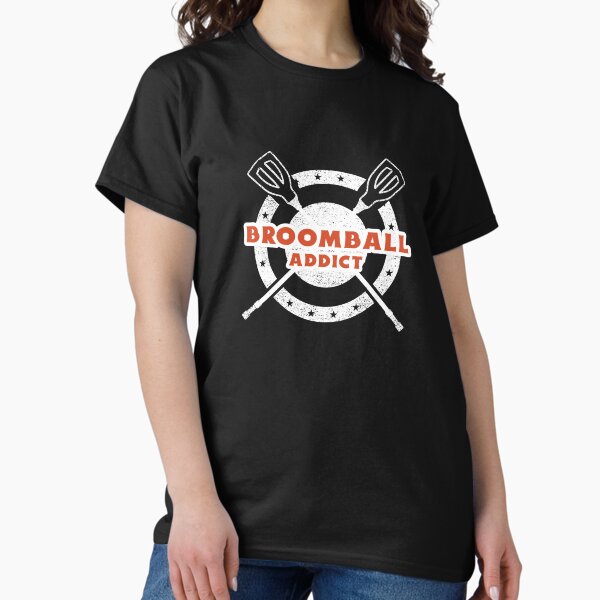 Broomball Addict - Adult & Kids T-Shirts, Sweatshirts & Hoodies apparel design preview 1