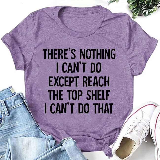 "There Is Nothing I Can't Do ……"Letter Printed - Adult & Kids T-Shirts, Sweatshirts & Hoodies apparel design preview 3