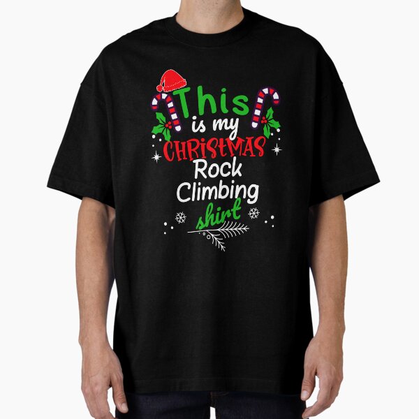 This is my Christmas Rock Climbing - Adult & Kids T-Shirts, Sweatshirts & Hoodies apparel design preview 1