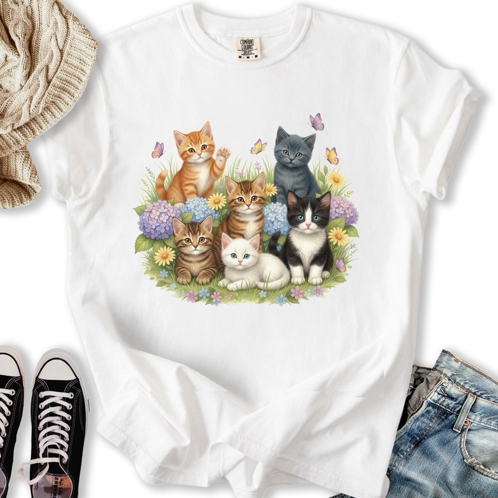 Vintage Kittens - Adult & Kids T-Shirts, Sweatshirts & Hoodies apparel design preview 2
