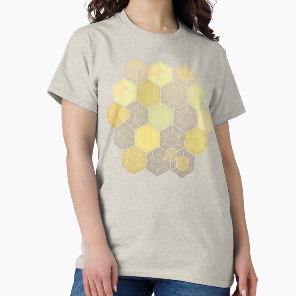 Lemon Grey Honeycomb - Adult & Kids T-Shirts, Sweatshirts & Hoodies apparel design preview 1