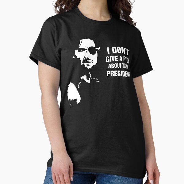 Snake Plissken I don't give a f...k Escape from New - Adult & Kids T-Shirts, Sweatshirts & Hoodies apparel design preview 1