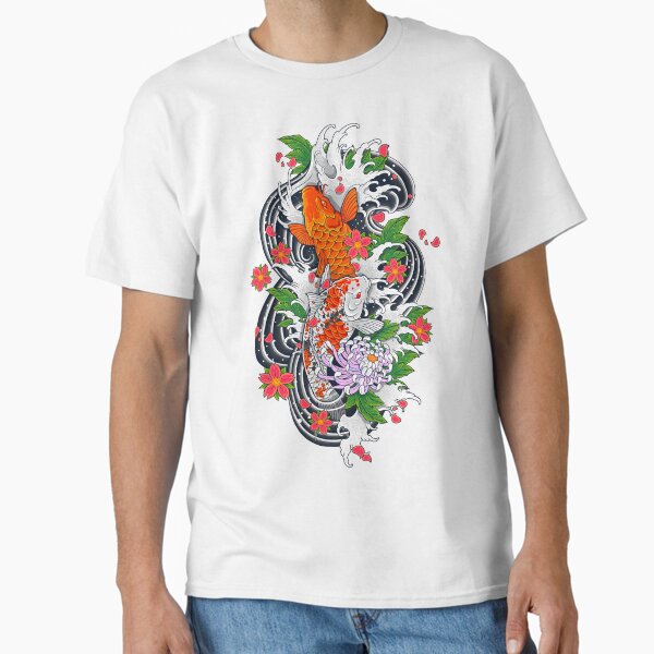 Koi Fish Pond - Adult & Kids T-Shirts, Sweatshirts & Hoodies apparel design preview 1