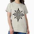 Mayan sun tattoo digital art. - Adult & Kids T-Shirts, Sweatshirts & Hoodies apparel design preview 1