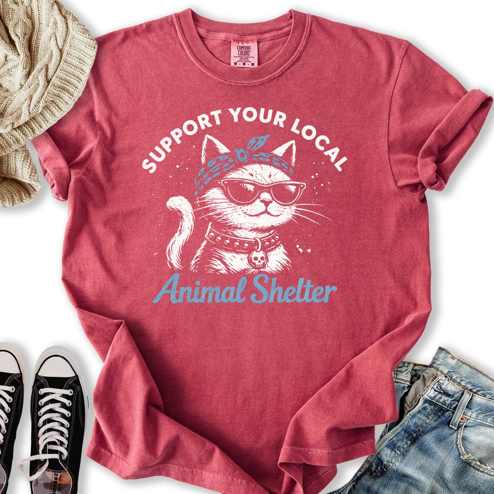 Support Your Local Shelter - Adult & Kids T-Shirts, Sweatshirts & Hoodies apparel design preview 2