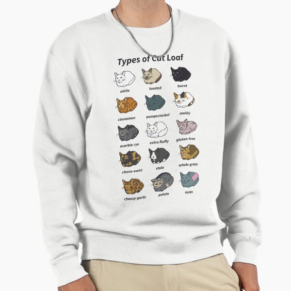 The Types of Cat Loaf - Adult & Kids T-Shirts, Sweatshirts & Hoodies apparel design preview 1