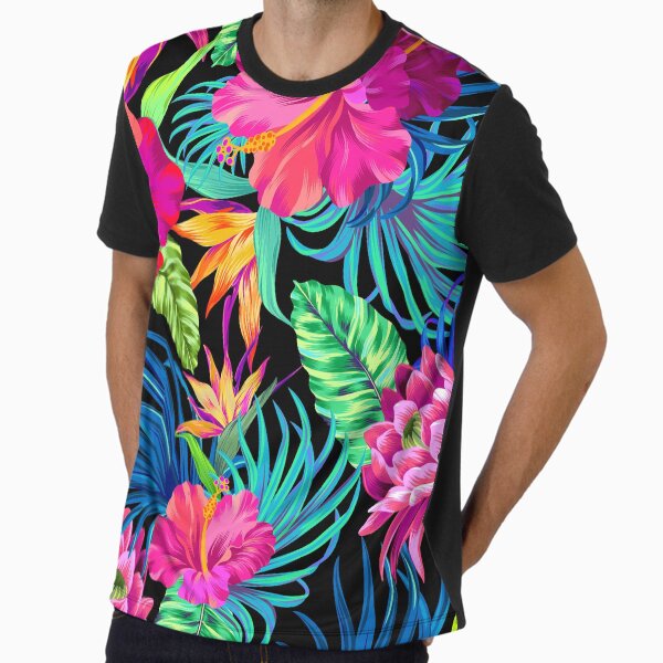 Drive You Mad Hibiscus Pattern Graphic - Adult & Kids T-Shirts, Sweatshirts & Hoodies apparel design preview 1