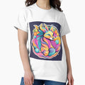 Fox: Spiritual neon colors - Adult & Kids T-Shirts, Sweatshirts & Hoodies apparel design preview 1