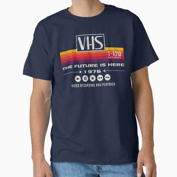 VHS The Future Is Here 1976 Worn Out Dks - Adult & Kids T-Shirts, Sweatshirts & Hoodies apparel design preview 1