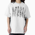 Geo feathers black white - Adult & Kids T-Shirts, Sweatshirts & Hoodies apparel design preview 1