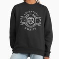 Adventure Awaits Polyhedral D20 Dice Tabletop RPG - Adult & Kids T-Shirts, Sweatshirts & Hoodies apparel design preview 1